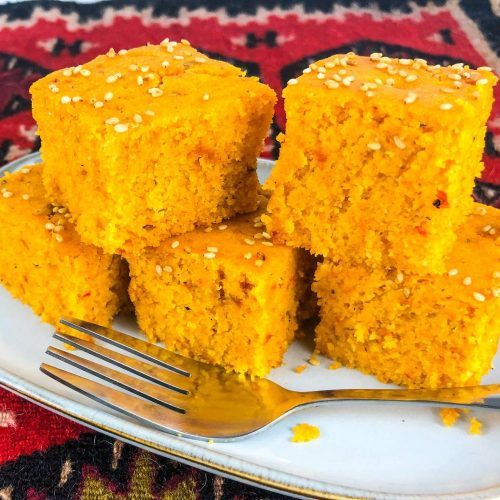 cornbread with ajvar