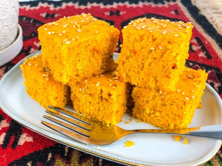 cornbread with ajvar